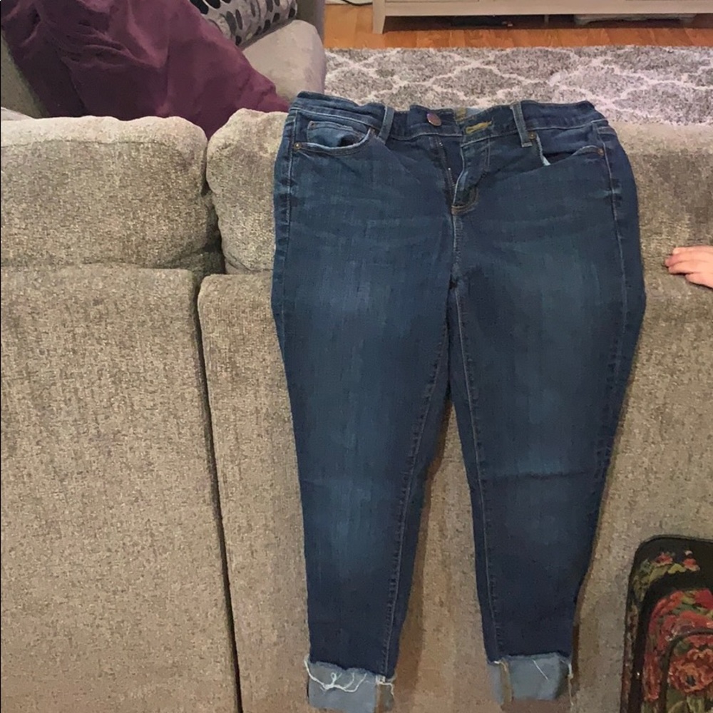 Loft Capri Jean pants